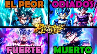 TODOS LOS GOKU De PEOR A MEJOR De Dragon Ball Legends