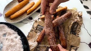 ÇITIR ÇITIR😋NEFİS PRATİK CHURROS❗️TARİFİ NASIL YAPILIR ❓