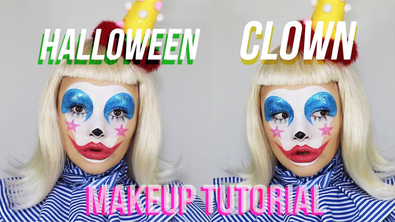 Halloween Clown Makeup Tutorial Youtube