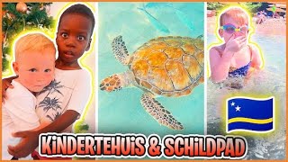 KiNDERTEHUiS BEZOEKEN + ZWEMMEN MET SCHiLPADDEN! 💦( Curacao) | Bellinga Vlog #3057