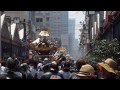 平成２７年度住吉神社例大祭　８月１日　新佃・月島・勝どき・晴海 町内神輿連合 清祓い、渡御