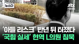 '국힘 실세' L의원 아들 마약 뒤지다…지역구 강원 '발칵' #뉴스다 / JTBC News