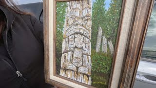 Haida Gwaii artist's rare painting found in liquidation store decades later