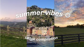 summer vibes tiktok compilation 🌊🌞 | relaxing summer related videos!