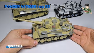 PANZER VI TIGER I  no 131  in 1:35 scale- COBI 3123 ( speed build)