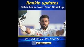 Babar Azam lost 3rd position, Saud Shakil's big jump in ICC ranking 2023