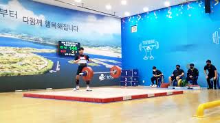 2020년 전국남자주니어, 유소년역도선수권대회 2020 Junior, Youth Weightlifting Games 주니어 남자 용상경기 81kg