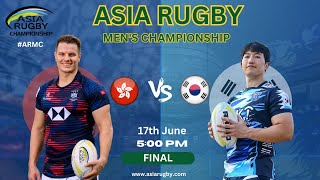 Hong Kong China v Korea :  Asia Rugby Men's Championship 🏆 Game  3