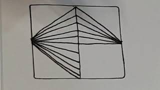 Zentangle簡單畫禪繞畫#45