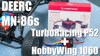 【ラジコン】DEERC MN86s  hobbyWing1060取り付け【概要欄にお得情報あり】