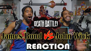 James Bond VS John Wick l DEATH BATTLE! REACTION