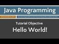 Learn Java Programming - Hello World Tutorial