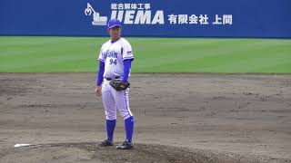 2018年2月28日 横浜DeNAベイスターズ春季キャンプ　対外試合 SKワイバーンズ戦　笠井投手 8回表の投球 定点カメラ【Yokohama db専用動画複製・転用禁止】