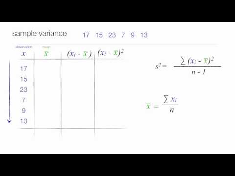 How to calculate Standard Deviation and Variance How to calculate Standard Deviation and Variance