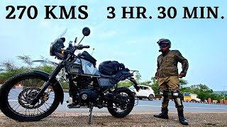 270 Kms in Just 3 Hours 30 Min | Jaipur to Dholpur | Riding | Royal Enfield Himalayan #himalayan