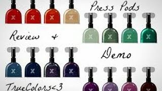 Press Pods by Formula X Review/Demo~ TrueColors