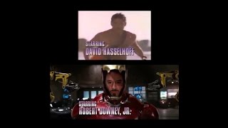 Comparison Video - The Avengers/Baywatch Intro Mash-Up