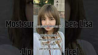 Blackpink member plastic surgery according to expert (No hate) #Blackpink #Blackpinkfacts