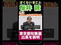 桜井誠 都知事選 記者会見 メディアは候補者を公平に扱え 東京都知事選 東京都知事選挙