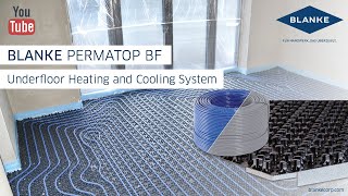 BLANKE PERMATOP BF - Easily installed underfloor heating and cooling system