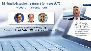 Urowebinar: Minimally Invasive Treatment for Male LUTS