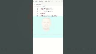 JavaScript Tutorial for Beginners / JavaScript learn / decrement arithmetic operators tag