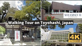 Toyohashi, Japan Architecture Walking Tour [4K 60 FPS]