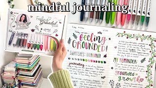 mindful journaling🌿🌷 (how to decrease stress through journaling) | Carrie Walker X Pentel (pack # 2)