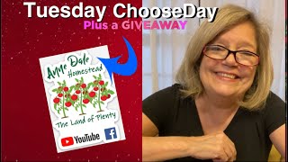 Tuesday ChooseDay +a little giveaway