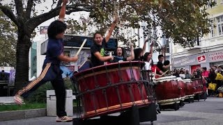 Yamato - The Drummers of Japan - Live Street Performance - Taiko Drums - Plovdiv Bulgaria