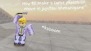 explosion move tutorial for jjs skill builder