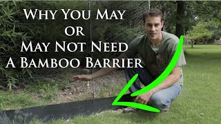 Do You Need a Bamboo Barrier? (Technical Info in Description)