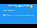 WEB COMPONENTS 04 Module 03-template