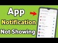 App Notification not Showing Coming & Not Receiving Problem in Android Motorola Edge Phone