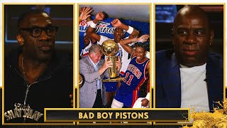 Magic Johnson respects the Bad Boy Pistons: "One of the greatest teams ever" | CLUB SHAY SHAY