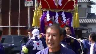 多和神社秋季大祭 旭組ちょうさ　2012.10.7.MTS