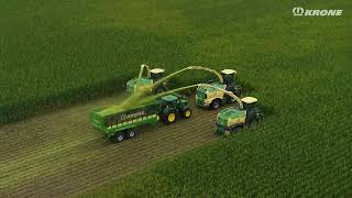 KRONE - The king of corn harvest