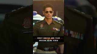 Indian Police Force - Rohit Shetty | Sidharth Malhotra |Amazon Prime Video #shorts