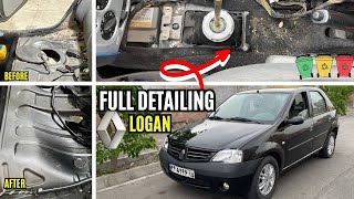 Full detailing the RENAULT LOGAN |Satisfying car cleaning video|