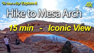 Mesa Arch hike- Canyonlands NP most famous photo spot!