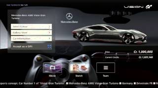 Gran Turismo 6 how to unlock Mercedes-Benz AMG Vision Gran Turismo