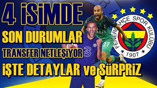 SONDAKİKA Fenerbahçe'de Son Durum! Lucas Moura, Greenwood, Hakim Ziyech ve Nuamah! SÜRPRİZ!