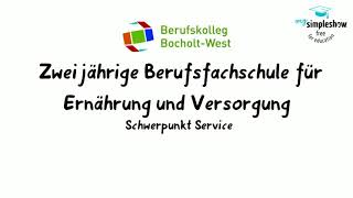 Erklärvideo zweijährige Berufsfachschule für Ernährung und Versorgung (AEV)