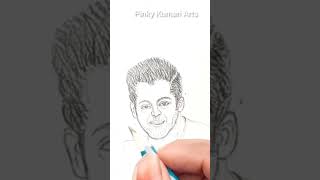 Salman Khan drawing painting 😱 | for beginners #shorts #shortvideo #viral
