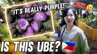 Wow! My first time eating JACK-FRUIT and purple UBE!