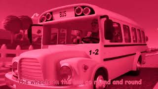 Wheels On The Bus No119 | COCOMELON! FAST RANDOM REPEATER OVERLAY! |Mash Up Video & Sound FX INVERT2