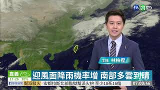 東北季風增強 北部.東北部轉濕涼 | 華視新聞 20191222