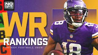 WR Draft Rankings and Tiers for Fantasy Football 2026
