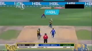 Karachi Kings Fighting With Multan Sultans Batsman | Karachi Kings Vs Multan Sultans | HBL PSL 2018