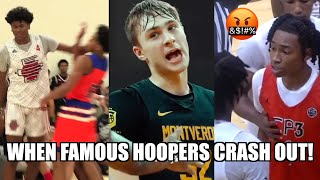 WHEN FAMOUS HOOPERS CRASH OUT!